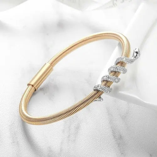 Snake Coiled Bangle Bracelet My Store