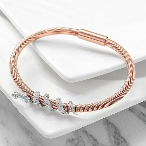 Snake Coiled Bangle Bracelet My Store