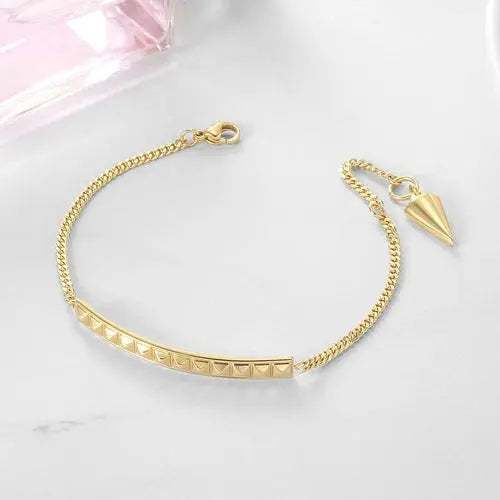 PYRAMID BAR BRACELET    My Store