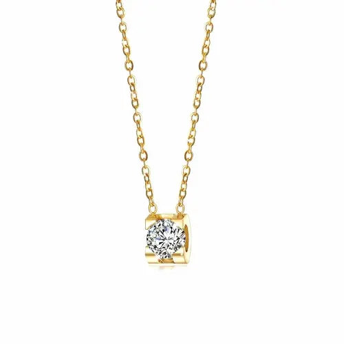 Cubic Zirconia Pendant Necklace My Store
