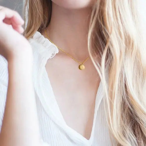 Gold Initial Charmy Necklace My Store