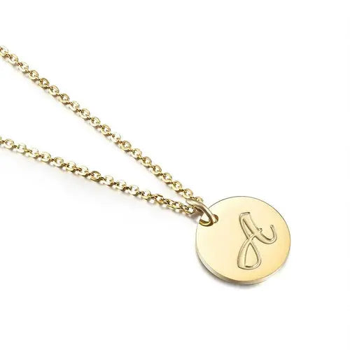 Gold Initial Charmy Necklace My Store