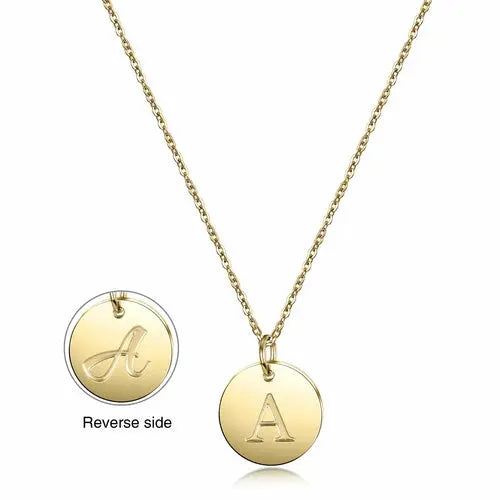 Gold Initial Charmy Necklace My Store