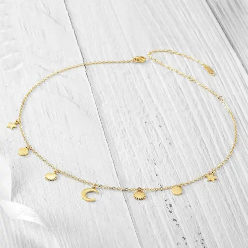 Dangling Celestial Necklace My Store