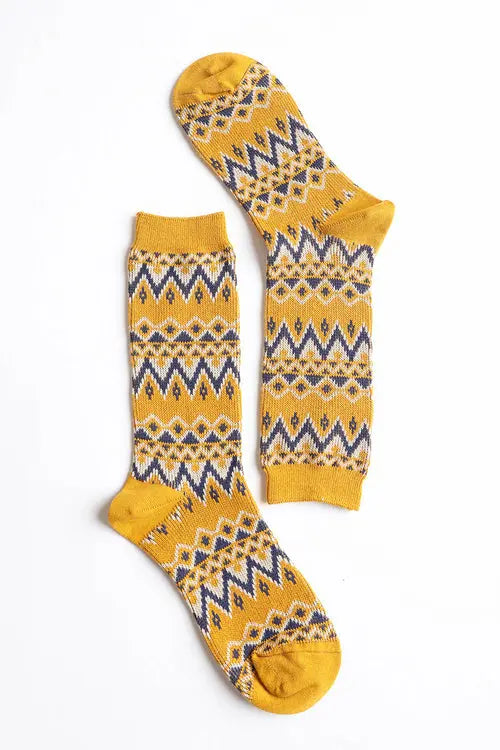 Cozy Tribal Pattern Socks My Store