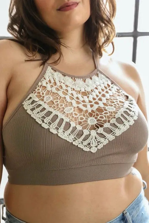 Crochet Lace Bralette Plus My Store