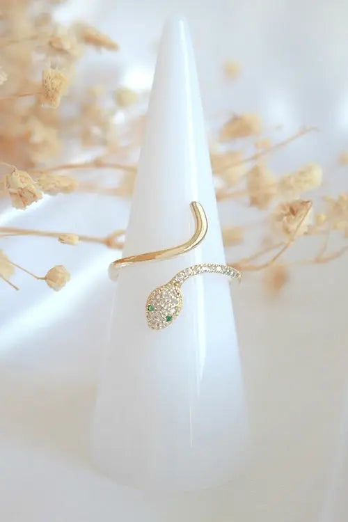 24 Karat Slytherin Adjustable Ring My Store
