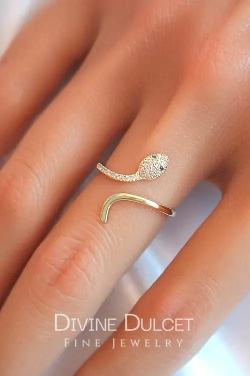 24 Karat Slytherin Adjustable Ring My Store
