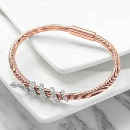 Snake Coiled Bangle Bracelet    My Store