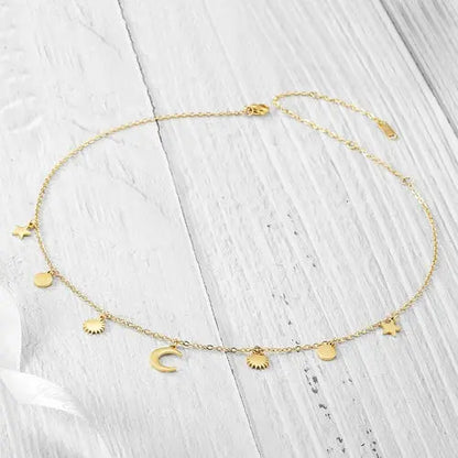 Dangling Celestial Necklace    My Store